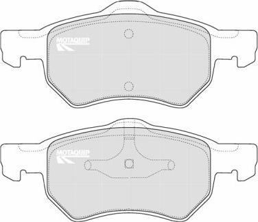 Motaquip LVXL1178 - Тормозные колодки, дисковые, комплект unicars.by