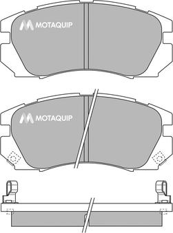 Motaquip LVXL134 - Тормозные колодки, дисковые, комплект unicars.by