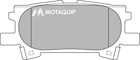 Motaquip LVXL1367 - Тормозные колодки, дисковые, комплект unicars.by