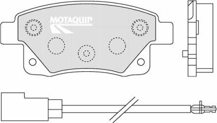 Motaquip LVXL1303 - Тормозные колодки, дисковые, комплект unicars.by