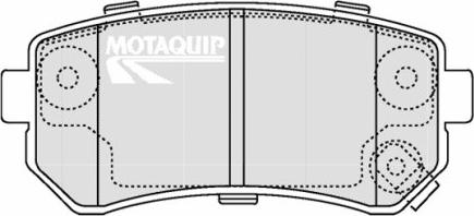 Motaquip LVXL1310 - Тормозные колодки, дисковые, комплект unicars.by