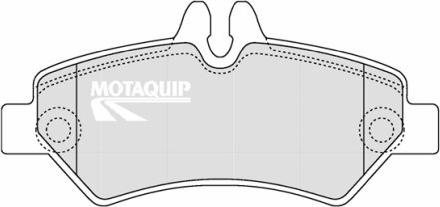 Motaquip LVXL1312 - Тормозные колодки, дисковые, комплект unicars.by