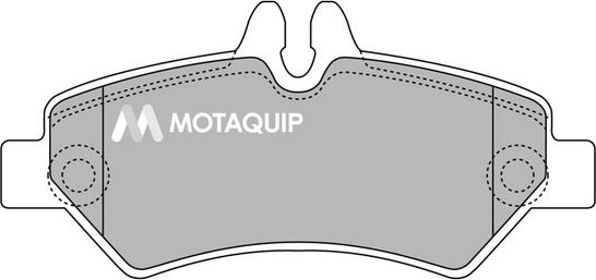 Motaquip LVXL1312 - Тормозные колодки, дисковые, комплект unicars.by