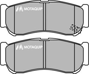 Motaquip LVXL1389 - Тормозные колодки, дисковые, комплект unicars.by