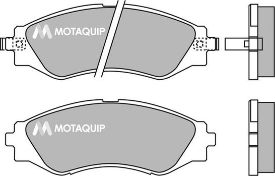 Motaquip LVXL1384 - Тормозные колодки, дисковые, комплект unicars.by