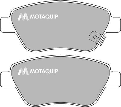 Motaquip LVXL1320 - Тормозные колодки, дисковые, комплект unicars.by