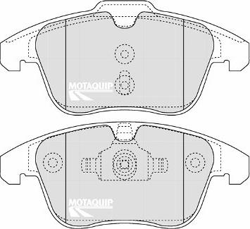 Motaquip LVXL1293 - Тормозные колодки, дисковые, комплект unicars.by