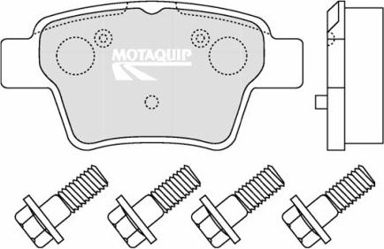 Motaquip LVXL1266 - Тормозные колодки, дисковые, комплект unicars.by