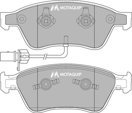 Motaquip LVXL1263 - Тормозные колодки, дисковые, комплект unicars.by