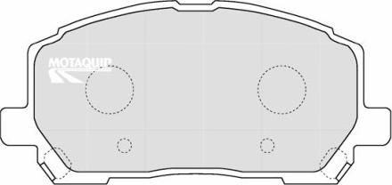 Motaquip LVXL1207 - Тормозные колодки, дисковые, комплект unicars.by