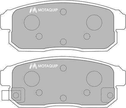 Motaquip LVXL1212 - Тормозные колодки, дисковые, комплект unicars.by