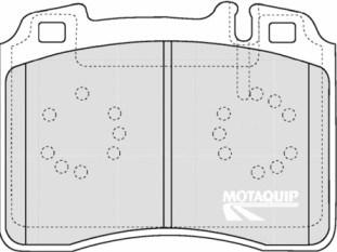 Motaquip LVXL121 - Тормозные колодки, дисковые, комплект unicars.by