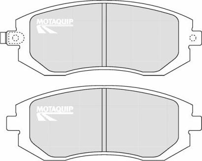 Motaquip LVXL1233 - Тормозные колодки, дисковые, комплект unicars.by