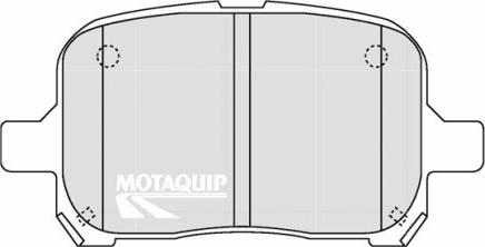 Motaquip LVXL1237 - Тормозные колодки, дисковые, комплект unicars.by