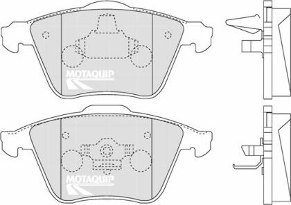 Motaquip LVXL1276 - Тормозные колодки, дисковые, комплект unicars.by