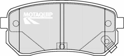 Motaquip LVXL1272 - Тормозные колодки, дисковые, комплект unicars.by