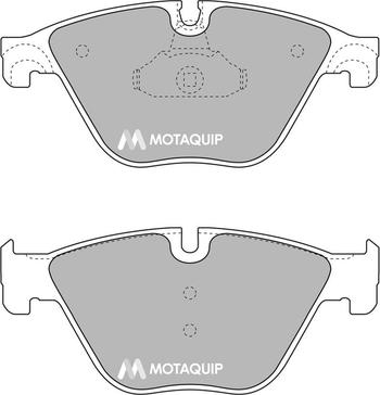 Motaquip LVXL1716 - Тормозные колодки, дисковые, комплект unicars.by