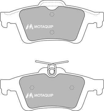 Motaquip LVXL1720 - Тормозные колодки, дисковые, комплект unicars.by