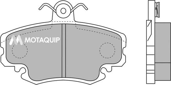 Motaquip LVXL848 - Тормозные колодки, дисковые, комплект unicars.by