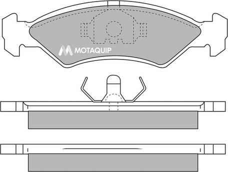 Motaquip LVXL310 - Тормозные колодки, дисковые, комплект unicars.by