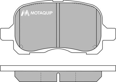 Motaquip LVXL209 - Тормозные колодки, дисковые, комплект unicars.by