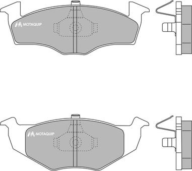 Motaquip LVXL216 - Тормозные колодки, дисковые, комплект unicars.by