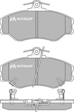 Motaquip LVXL213 - Тормозные колодки, дисковые, комплект unicars.by