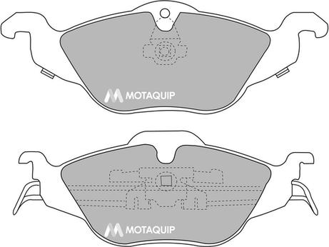 Motaquip LVXL287 - Тормозные колодки, дисковые, комплект unicars.by