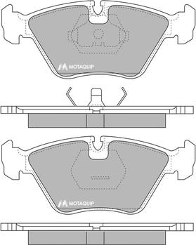 Motaquip LVXL715 - Тормозные колодки, дисковые, комплект unicars.by