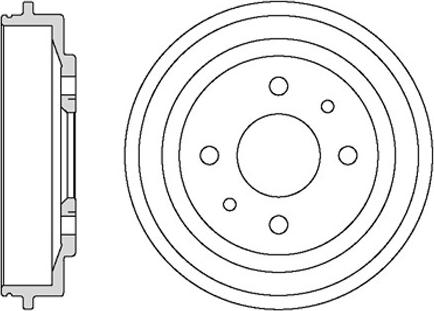 Motaquip VBD602 - Тормозной барабан unicars.by