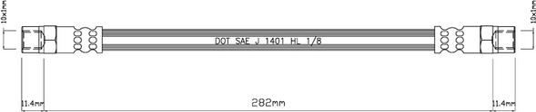 Motaquip VBH966 - Тормозной шланг unicars.by