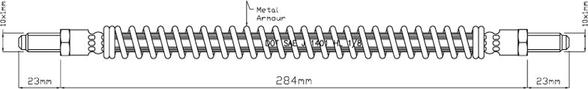 Motaquip VBH220 - Тормозной шланг unicars.by