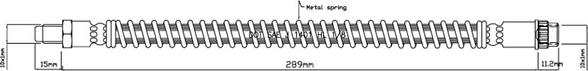 Motaquip VBH744 - Тормозной шланг unicars.by