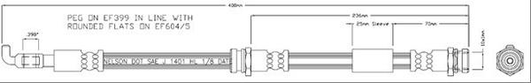 Motaquip VBJ454 - Тормозной шланг unicars.by