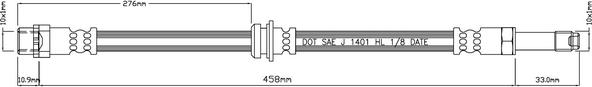 Motaquip VBJ311 - Тормозной шланг unicars.by