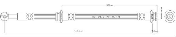 Motaquip VBJ245 - Тормозной шланг unicars.by