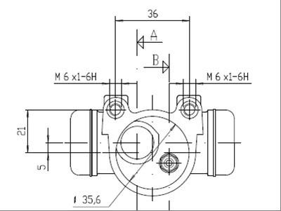 Motaquip VWC425 - Колесный тормозной цилиндр unicars.by