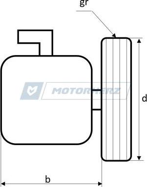 Motorherz P1002HG - Гидравлический насос, рулевое управление, ГУР unicars.by