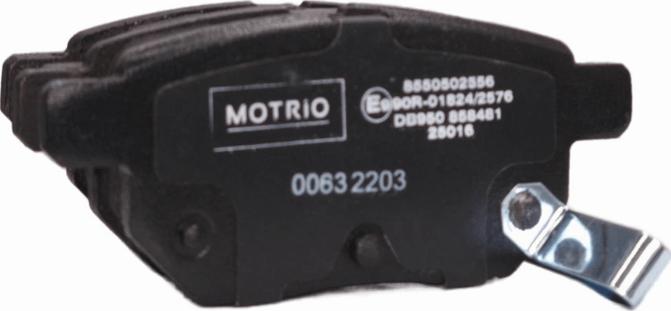 MOTRIO 8550502556 - Тормозные колодки, дисковые, комплект unicars.by