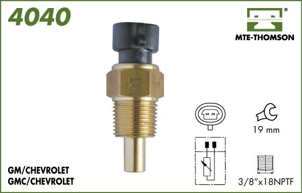 MTE-Thomson 4040 - Датчик, температура охлаждающей жидкости unicars.by