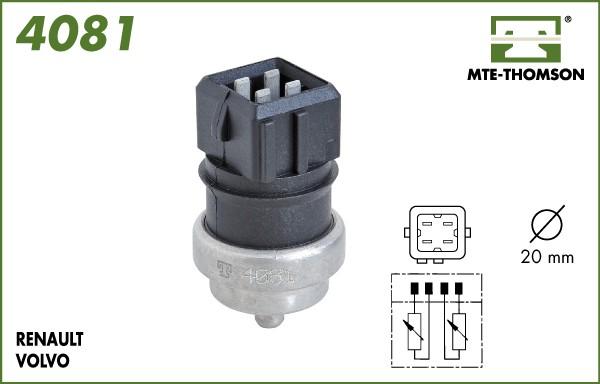 MTE-Thomson 4081 - Датчик, температура охлаждающей жидкости unicars.by