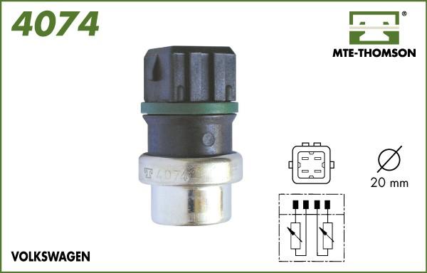 MTE-Thomson 4074 - Датчик, температура охлаждающей жидкости unicars.by