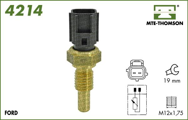 MTE-Thomson 4214 - Датчик, температура охлаждающей жидкости unicars.by