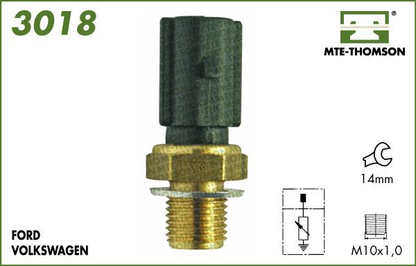 MTE-Thomson 3018 - Датчик, температура охлаждающей жидкости unicars.by