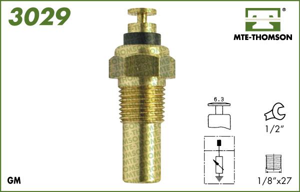 MTE-Thomson 3029 - Датчик, температура охлаждающей жидкости unicars.by