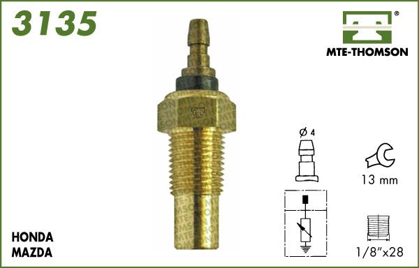 MTE-Thomson 3135 - Датчик, температура охлаждающей жидкости unicars.by