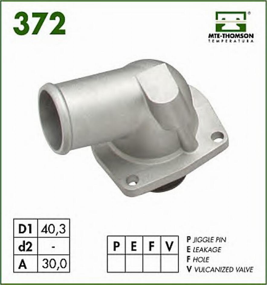 MTE-Thomson 372.92 - Термостат охлаждающей жидкости / корпус unicars.by