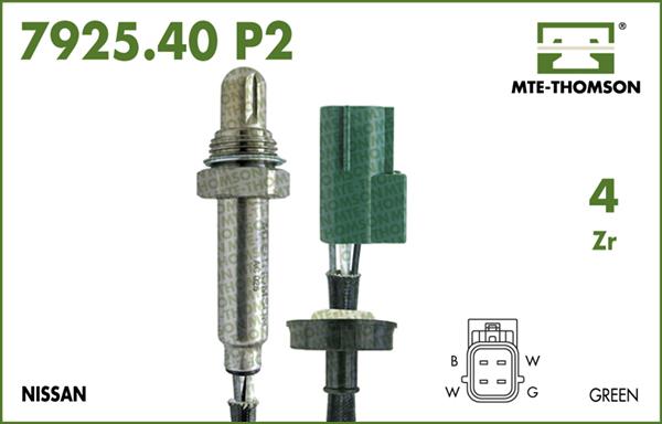 MTE-Thomson 7925.40.054P2 - Лямбда-зонд, датчик кислорода unicars.by