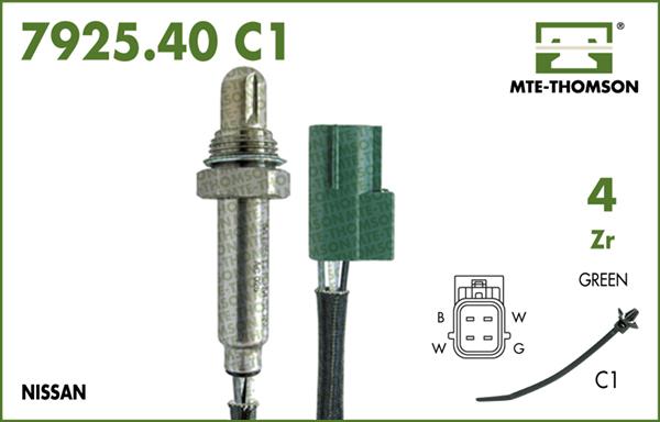 MTE-Thomson 7925.40.037C1 - Лямбда-зонд, датчик кислорода unicars.by