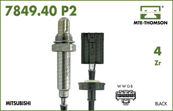 MTE-Thomson 7849.40.048P2 - Лямбда-зонд, датчик кислорода unicars.by